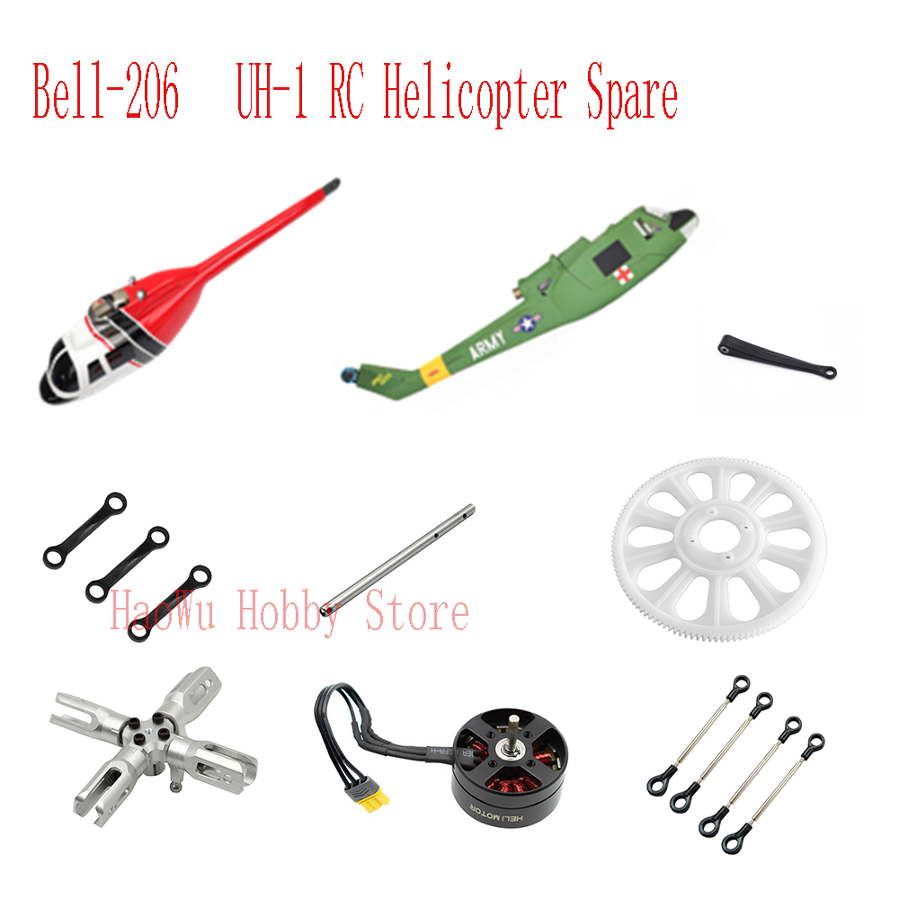 Rc Helicopter Gyro - Flywing bell206 UH1 Bell-206 UH-1 części