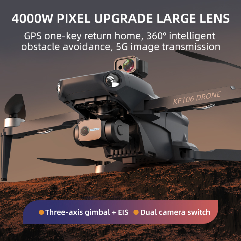 2022 nowy KF106 Max Drone 8K p – Rc Helicopter Electric recenzja i cena