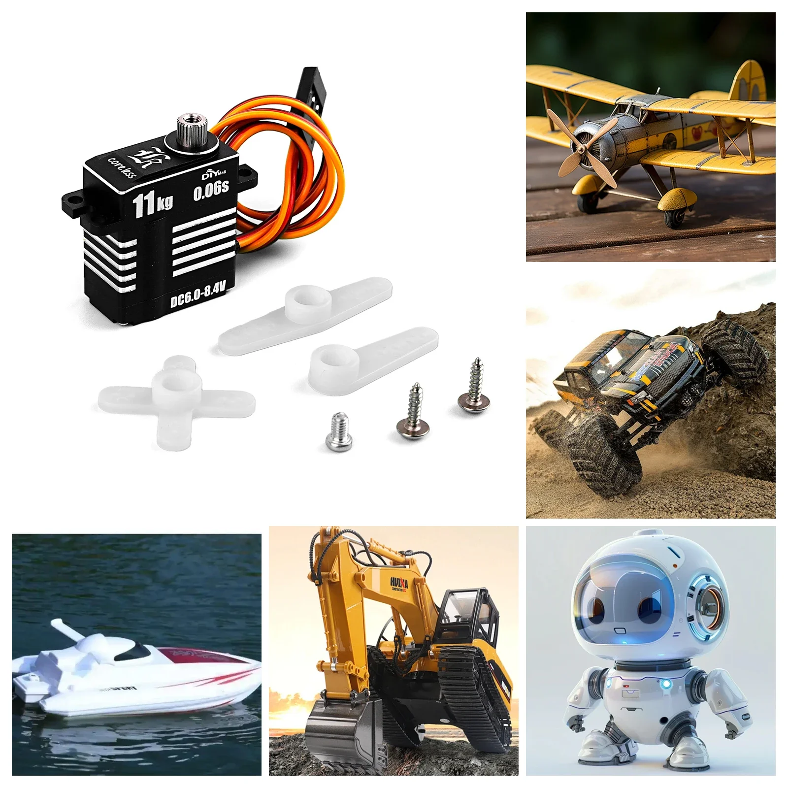 H-11 11KG Mikro Serwo Cyfrowe  – Rc Helicopter Servo recenzja i cena