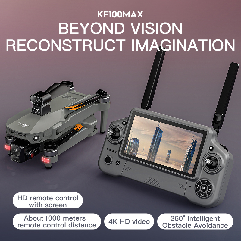 Dron GPS KF100 MAX Kamera 4K 3 – Rc Helicopter Electric recenzja i cena