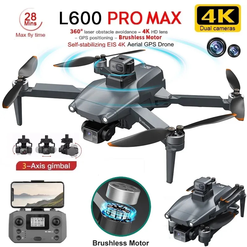 L600 PRO MAX GPS Drone Profesj – Rc Helicopter Electric recenzja i cena
