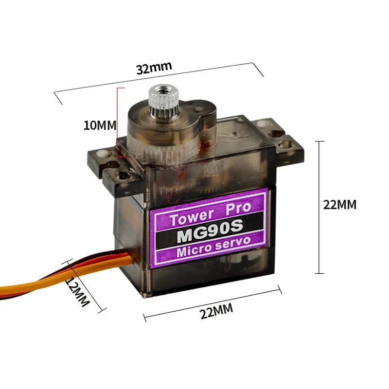 SG90/MG90S 9G mikro serwo cyfr – Rc Helicopter Servo recenzja i cena