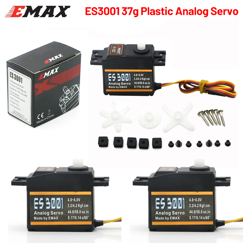 1/4 SZT. EMAX ES3001 4.8-6.0V  – Rc Helicopter Servo recenzja i cena